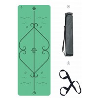 Мат для йоги Lepomate solo yoga mat зеленый