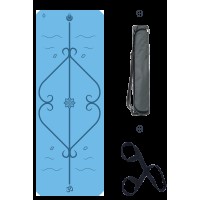 Мат для йоги Lepomate solo yoga mat синий